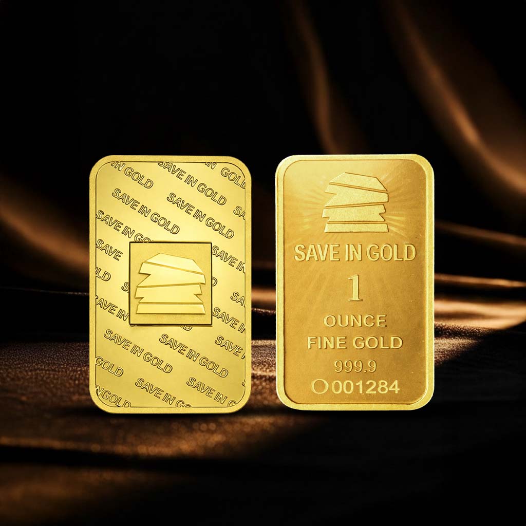 1 Ounce Gold Bar (Save in Gold)